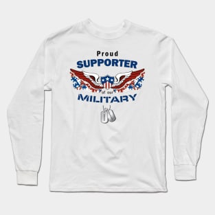 Support the Military Long Sleeve T-Shirt